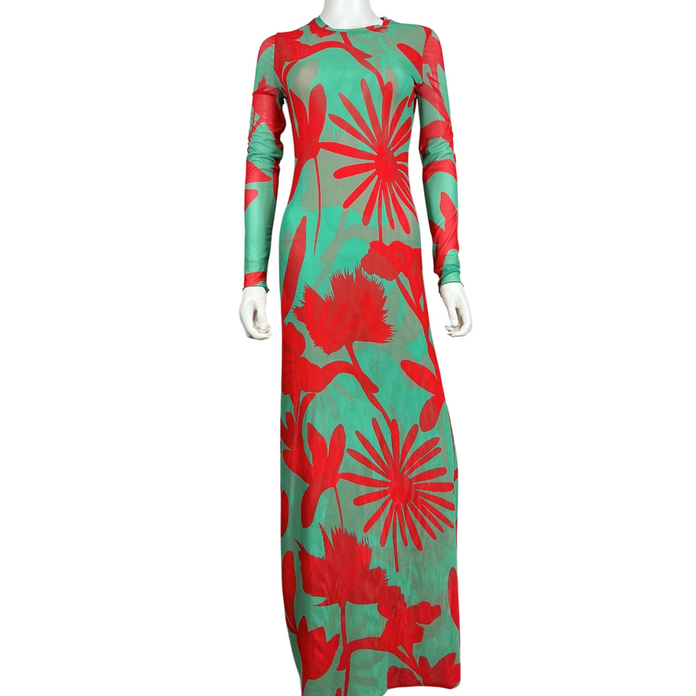 Eywasouls Malibu Floral Multicolor Scarlet Dress Size XS - Picture 2 of 4